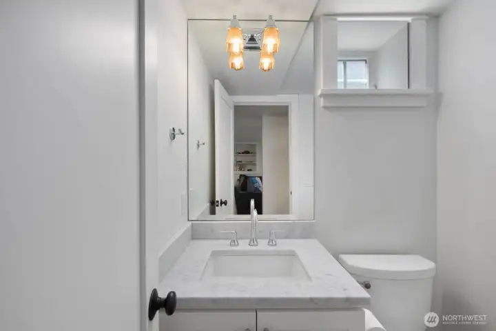 Ground floor half bath