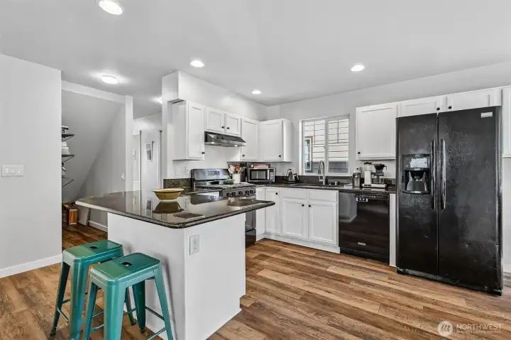 Walk-in pantry off kitchen
