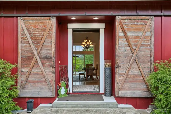 inviting entry