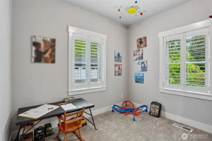 office/playroom by front door