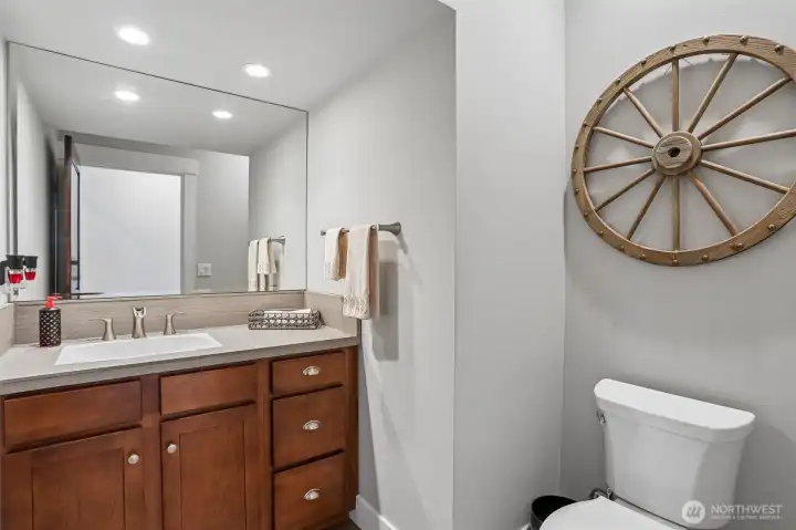 powder room on main level