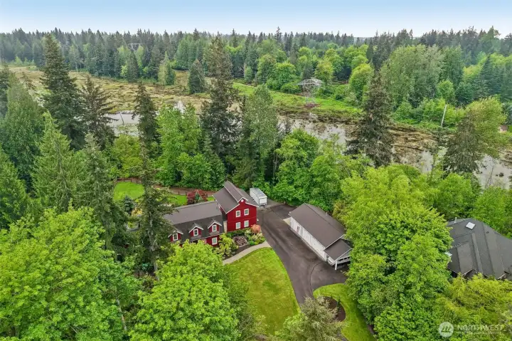 long driveway to your estate