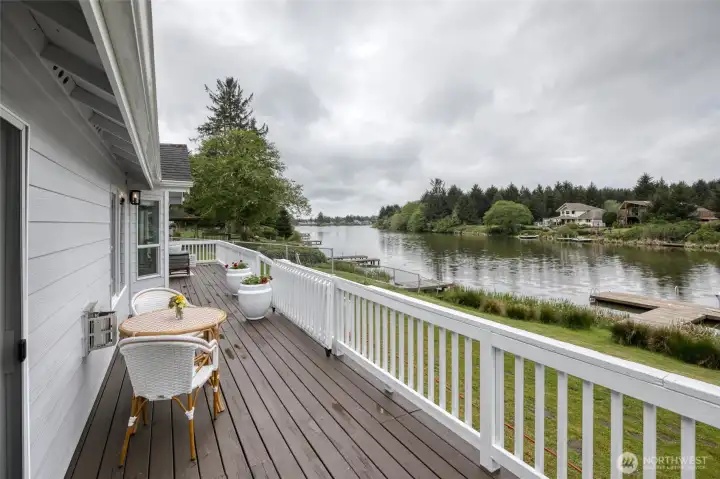 View of the Lake from the Large Deck