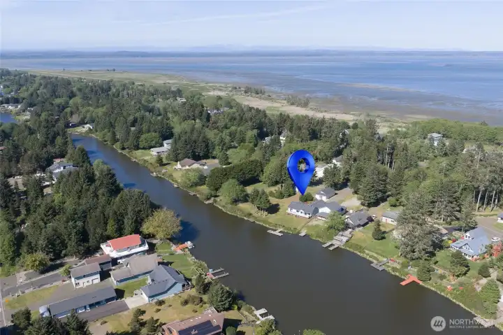 View of property looking Northeast