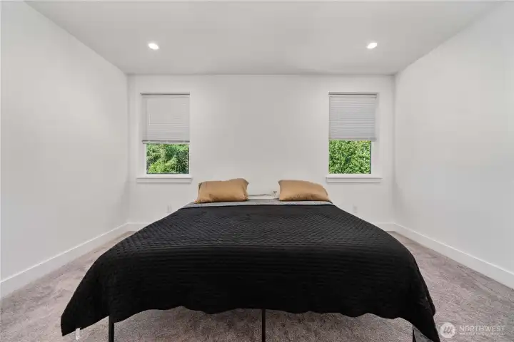 Primary Bedroom with walk in closet and bathroom