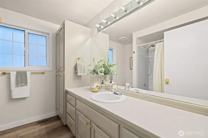 Secondary full bath.