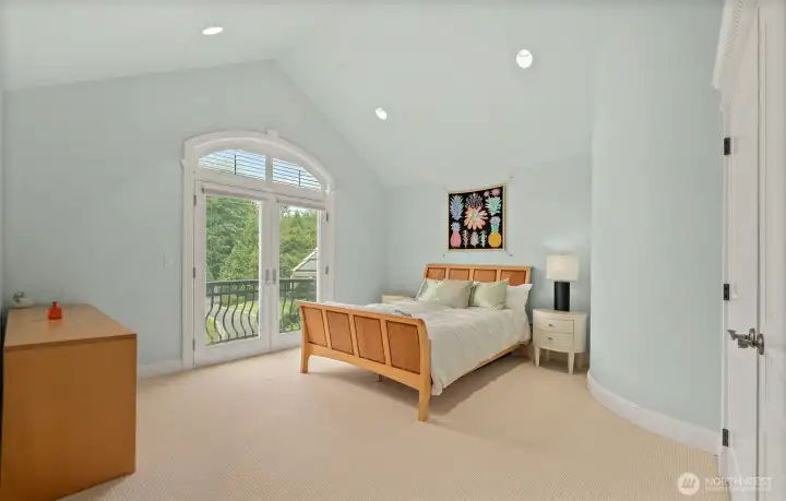 Bedroom Suite with private Balcony - Bedroom leads to a Jack & Jill Bathroom Bedroom Suite with private Balcony - Bedroom leads to a Jack & Jill Bathroom