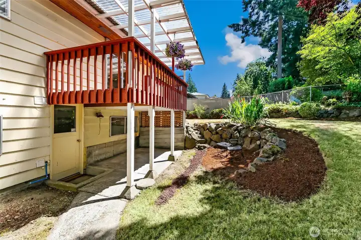 Covered Lower Patio