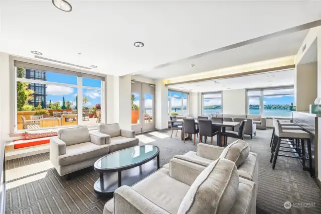 Year round views can be enjoyed from the fabulous community clubroom that sits off the sundeck.