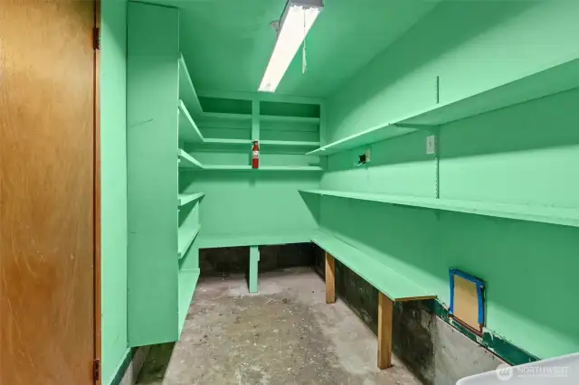 Storage room.