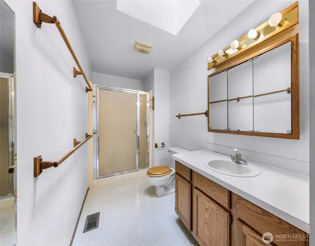 Primary with connected bathroom