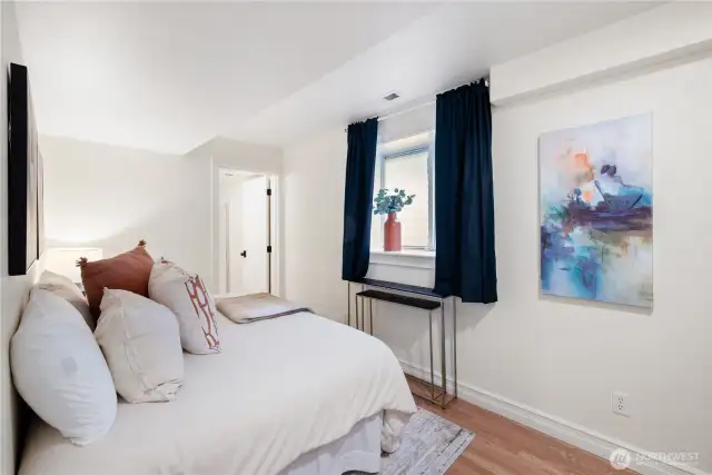Cozy downstairs bedroom with its own bathroom