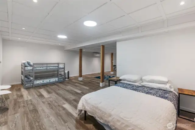 lower level bedroom area