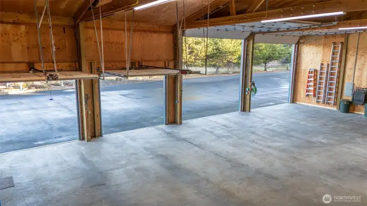 Plywood upgrade inside shop