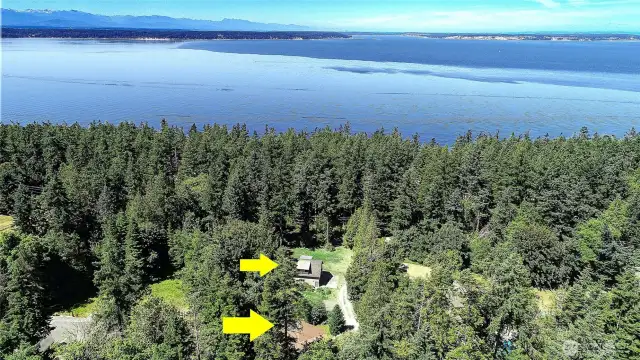 Looking westward to Puget Sound, Whidbey Island and the Olympic range. Glorious sunsets are yours to enjoy.