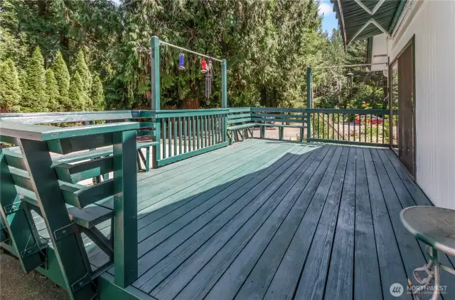 Deck refinished July 2025