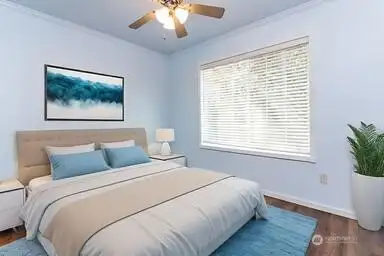 staged bedroom