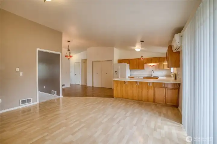 Family Room/Kitchen/Dining Area