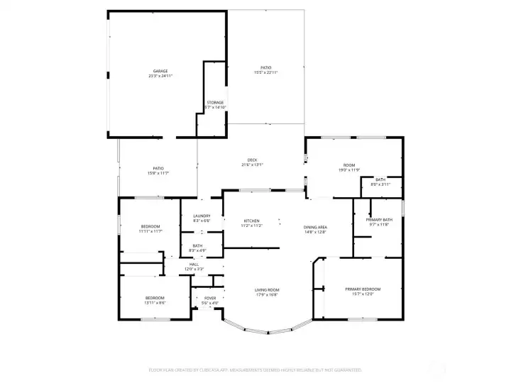 Floor plan Home & Garage