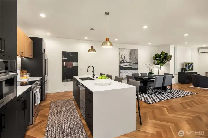 Photo of 1721 with reverse floor plan and slightly different finishes.