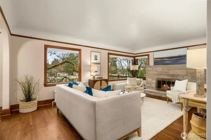 West Facing Windows In the Living Room