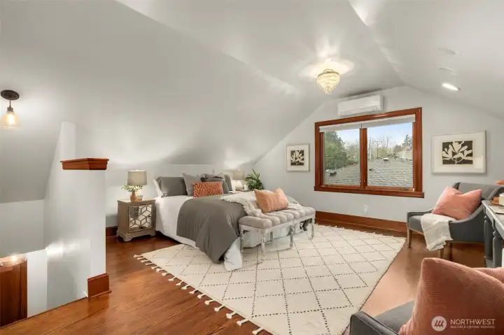 Primary Suite on Upper Level