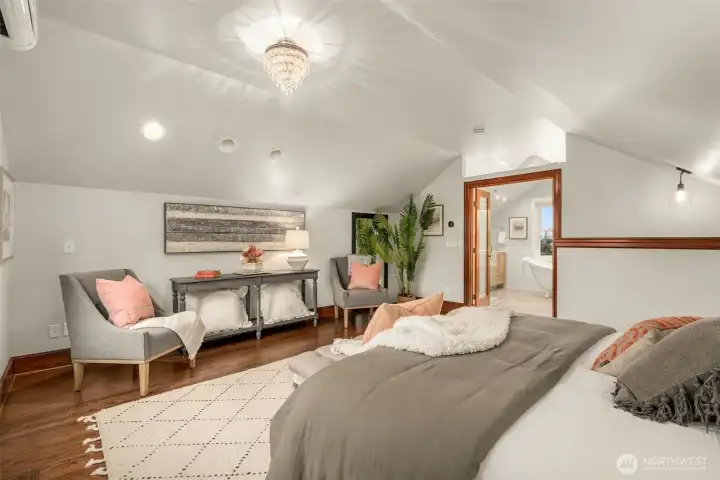 High vaulted celings