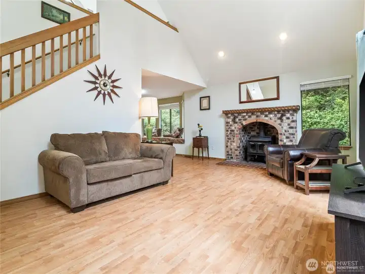 LIVING ROOM & STAIRS