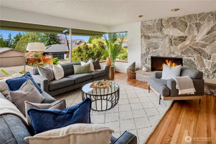 An abundance of natural light throughout main and lower level(s).