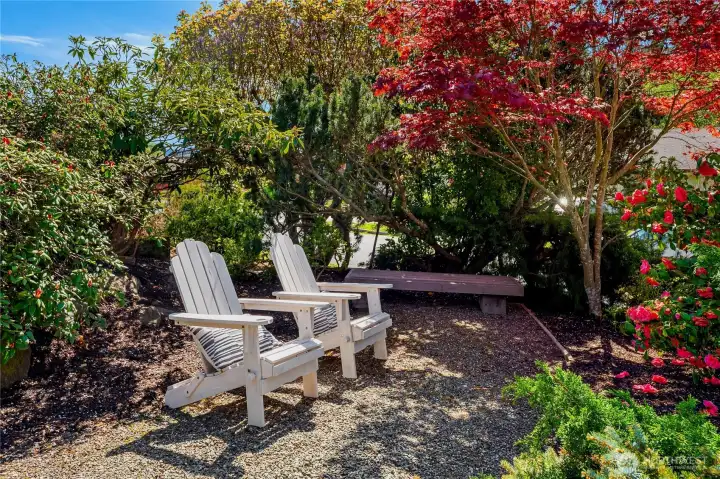 Sizable 7,200 square foot lot allows for all kinds of extra space in and around the yard.