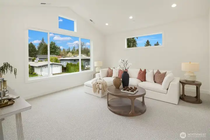 Flexible upper floor bonus room