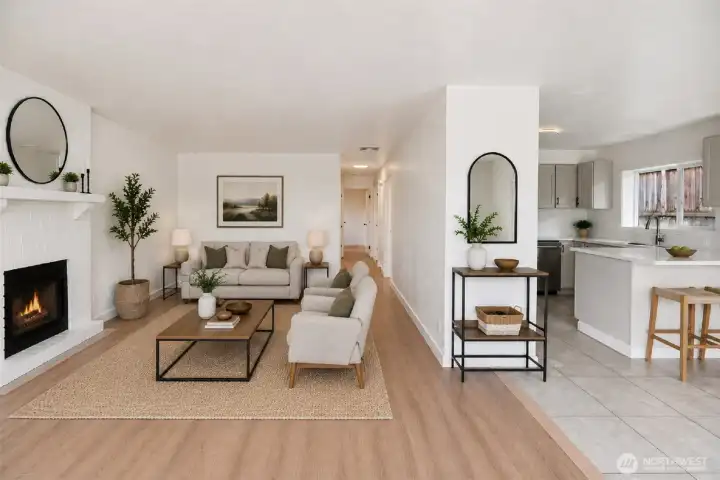 Living Room- Virtually Staged Living Room- Virtually Staged