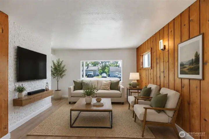 Family Room- Virtually Staged Family Room- Virtually Staged