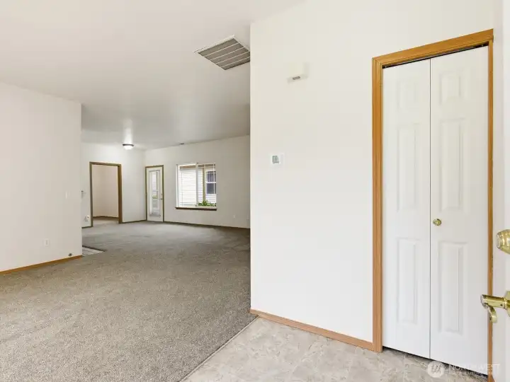 Newer carpet and fresh paint greet you as you enter the open floorplan. Newer carpet and fresh paint greet you as you enter the open floorplan.