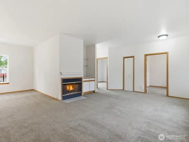 Cozy up to the gas fireplace on the chillier days and nights. Cozy up to the gas fireplace on the chillier days and nights.