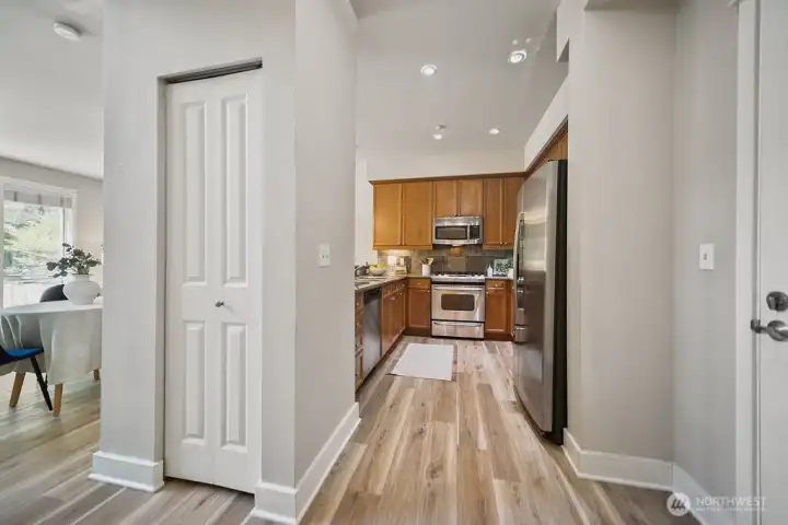 The floor plan in this home has a great flow and ease.