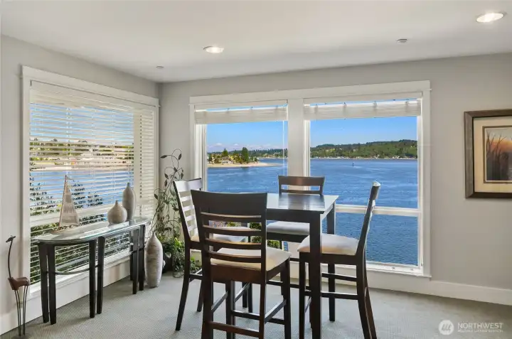Such a view as this in the community room is sure to draw you in.