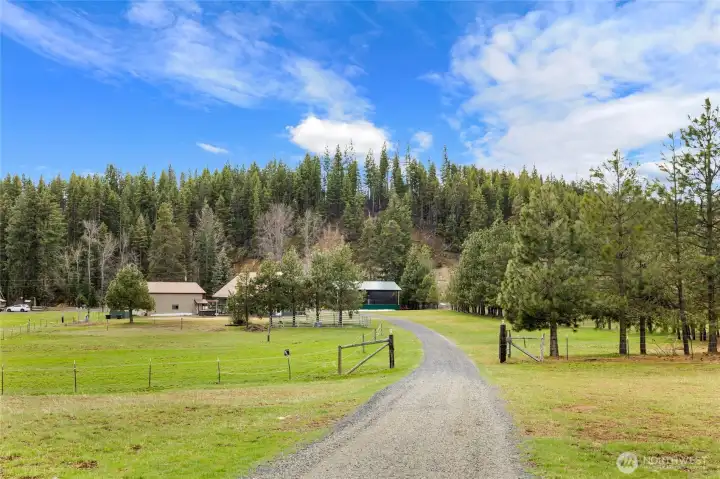 Private acreage offers room to breathe and enjoy the outdoors. Private acreage offers room to breathe and enjoy the outdoors.