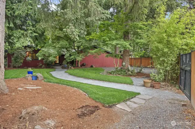 Fully fenced-in for privacy and security, welcome to your in-city oasis.