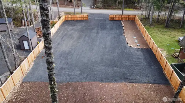 Drone back to front view close slight angle