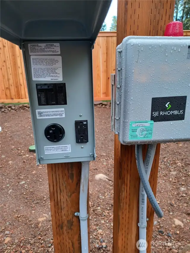 Septic Alarm and RV Plug