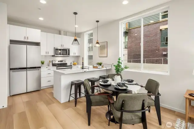 Photo from model home with similar floor plan