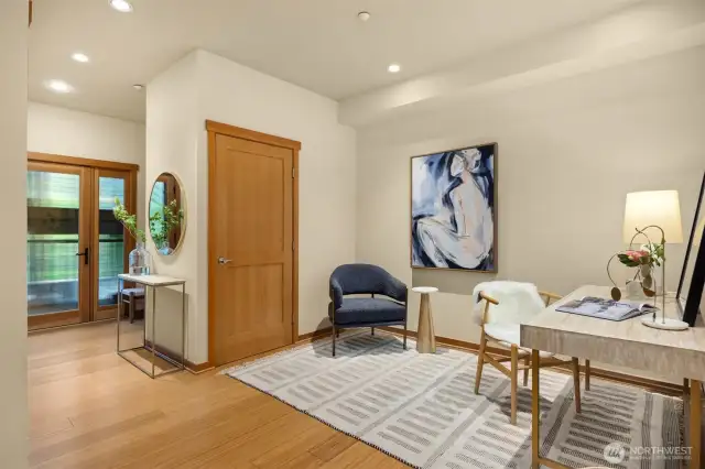 If you prefer to keep this space for yourself (such as sweet office!), you may be happy to learn that the Inn at Vineyard lane has been nicely renovated and is available for nightly rentals through AirBnB.