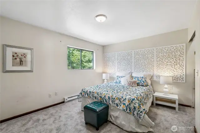 Second bedroom, ample six for king bed.