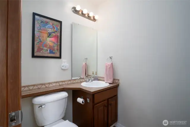 Half bath on Main floor.