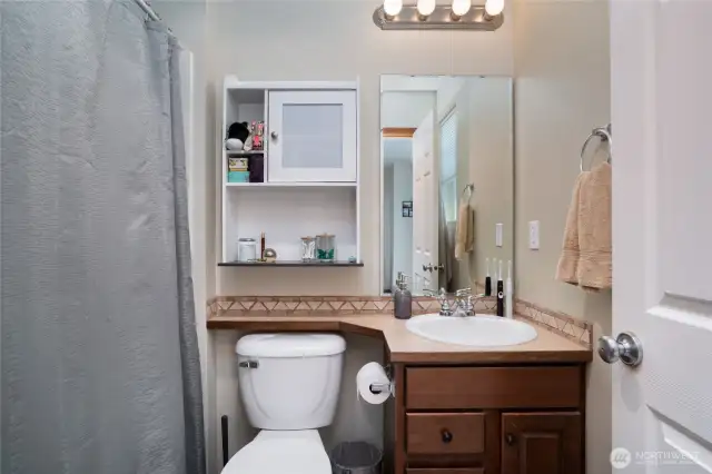 Primary full bath.