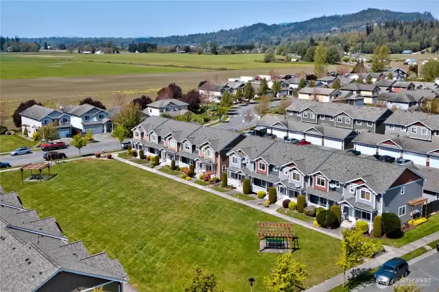 Klinger Estates community from above.