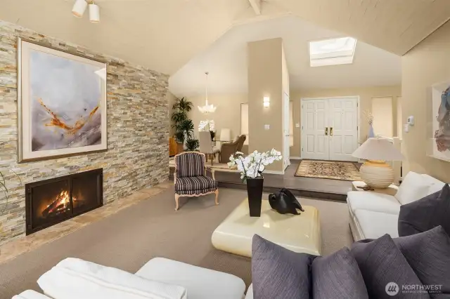 Living Room + Fireplace