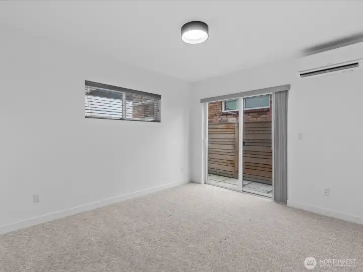 Guest bedroom on lower level