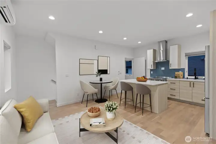 Living Room/Dining/Kitchen